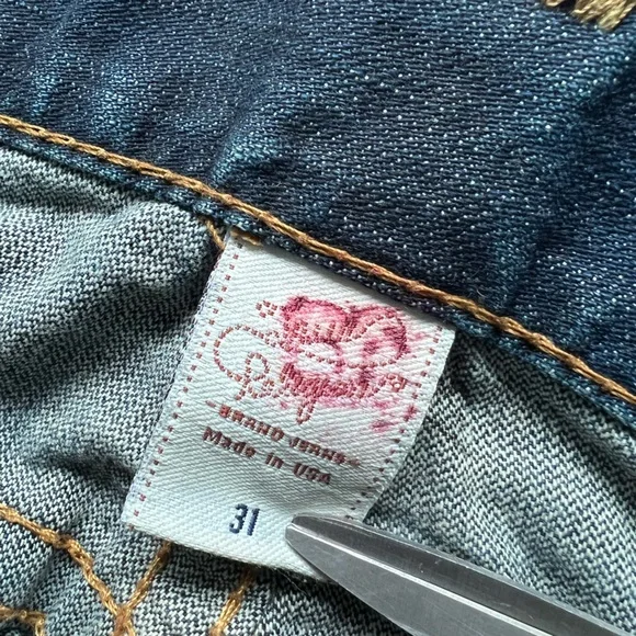 True Religion Big T Men’s Straight Jeans Size 31 - Picture 10 of 12